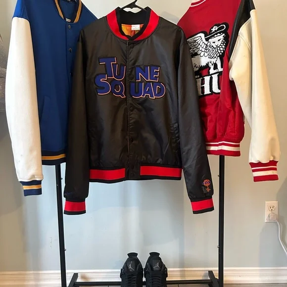 Nike Tune Squad Black Varsity Jacket - Picture 2 of 3